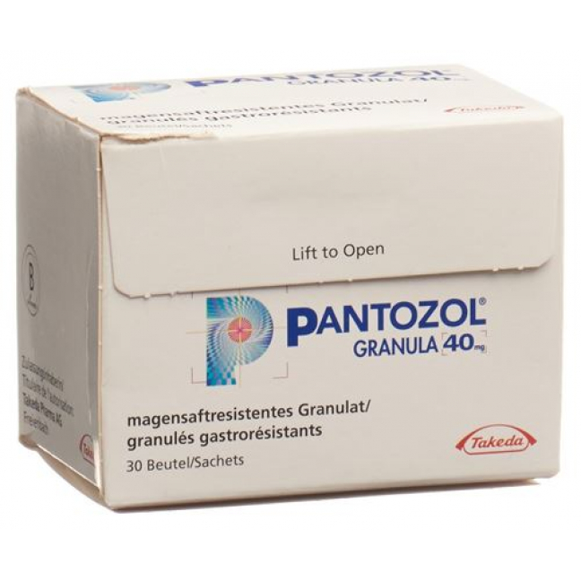 Пантозол гранулы 40 мг 5 х 30 пакетиков 