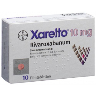 Ксарелто 10 мг 10 таблеток покрытых оболочкой 