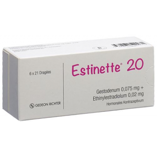 Эстинет-20 6 x 21 таблетка