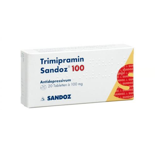 Тримипрамин Сандоз 100 мг 20 таблеток