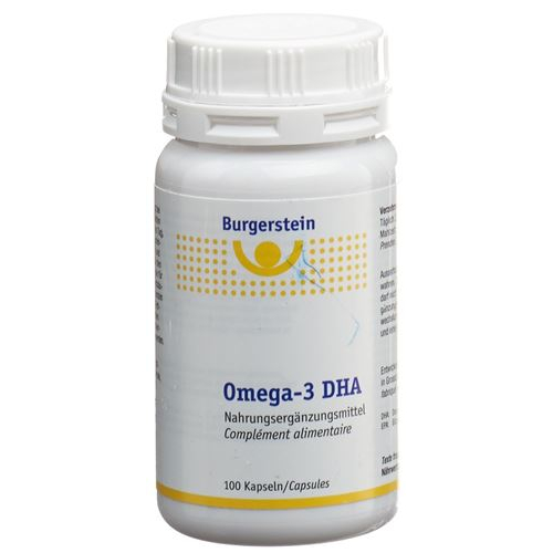 Бургерштейн Омега-3 ДГК (докозагексаеновая кислота) 100 капсул