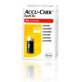 Accu Chek Mobile Fastclix ланцеты 4x 6 штук