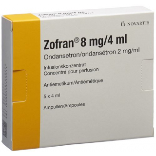 Зофран инфузионный концентрат 8 мг / 4 мл 5 ампул по 4 мл