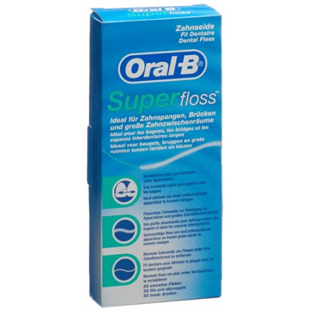 Oral B Super Floss Zahnseide 50 штук