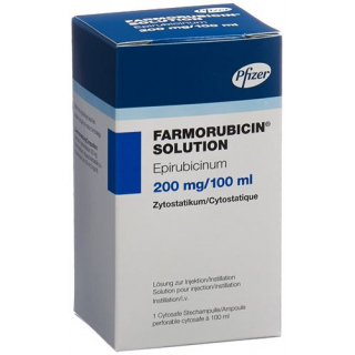 Фарморубицин раствор для инъекций 200 мг / 100 мл 1 флакон