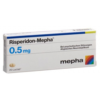 Рисперидон Мефа 0,5 мг 20 таблеток покрытых оболочкой