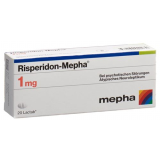Рисперидон Мефа 1 мг 20 таблеток покрытых оболочкой