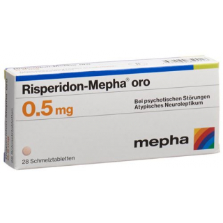 Рисперидон Мефа Оро 0,5 мг 28 ородиспергируемых таблеток