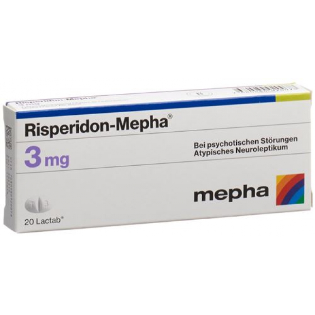 Рисперидон Мефа 3 мг 60 таблеток покрытых оболочкой