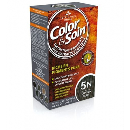 Color Et Soin Coloration Chatain Clair 5n 135мл