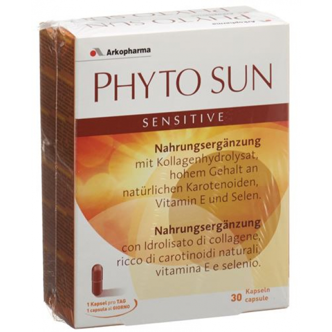 Phyto Sun Sensitive в капсулах Duo 2x 30 штук