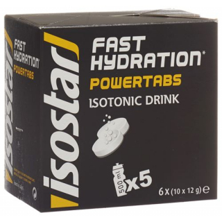 Isostar Power Tabs в растворимых таблетках Citron 6x 10 штук