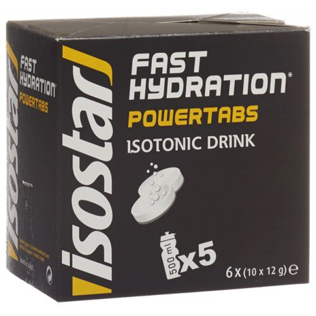 Isostar Power Tabs в растворимых таблетках Citron 6x 10 штук