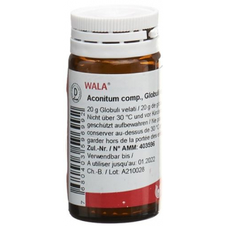 Wala Aconitum Comp шарики бутылка 20г