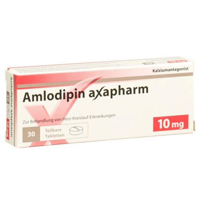 Aмлoдипин Аксафарм 10 мг 100 таблеток