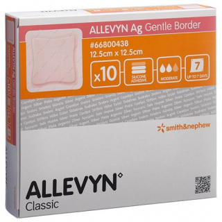 ALLEVYN AG GB WUNDV 12.5X12.5C