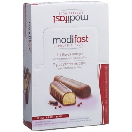Modifast Snack Riegel schwarze und weisse Schokolade 24 x 31g