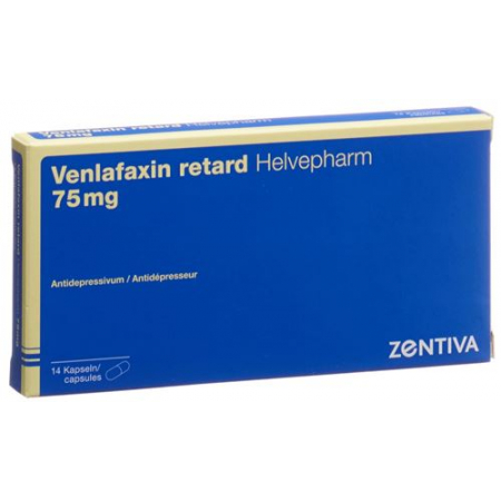 Венлафаксин Ретард Хелвефарм 75 мг 14 капсул 