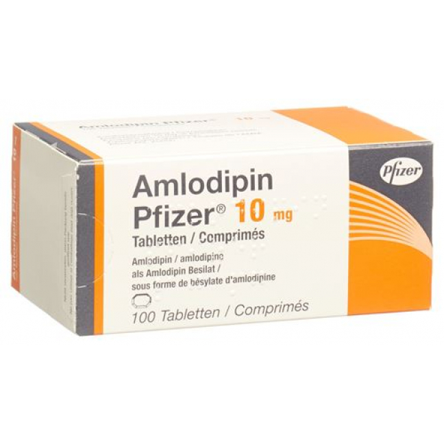 Aмлoдипин Пфайзер 10 мг 100 таблеток