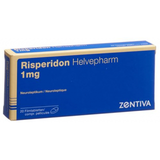 Рисперидон Хелвефарм 1 мг 20 таблеток покрытых оболочкой
