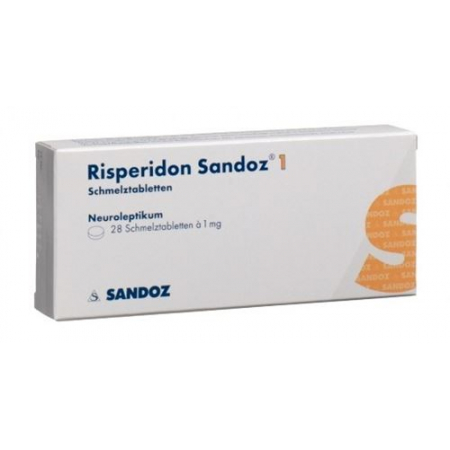 Рисперидон Сандоз 1 мг 28 ородиспергируемых таблеток