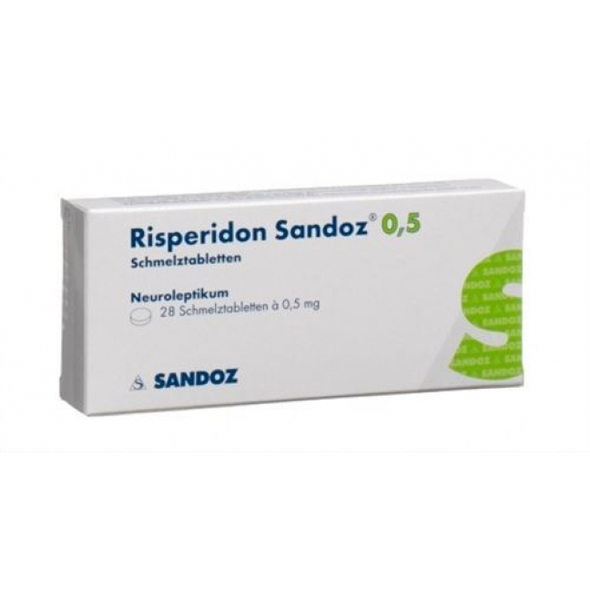 Рисперидон Сандоз 0,5 мг 28 ородиспергируемых таблеток