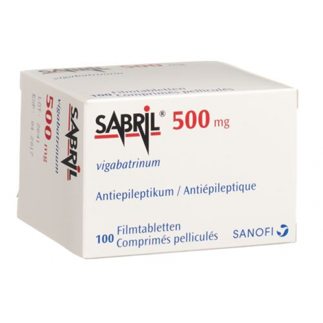 Сабрил 500 мг 100 таблеток покрытых оболочкой