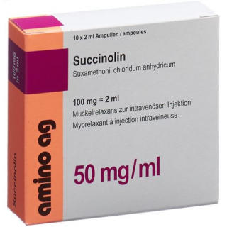 Сукцинолин раствор для инъекций 100 мг / 2 мл 10 ампул по 2 мл