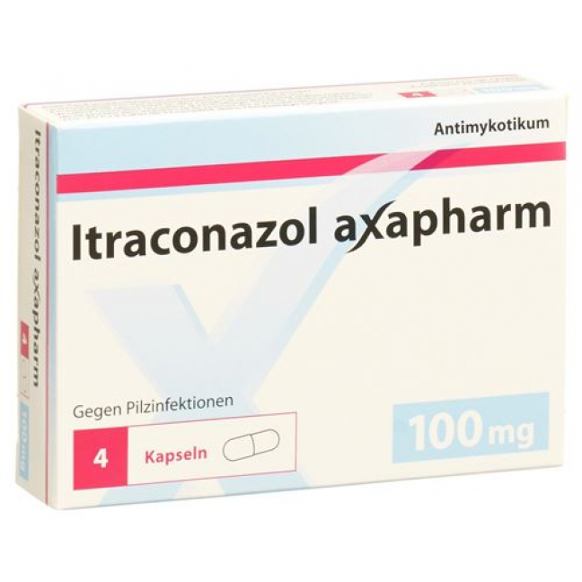 Итраконазол Аксафарм 100 мг 4 капсулы 