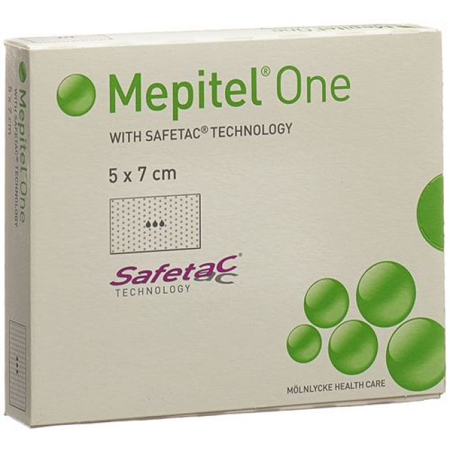 Mepitel One повязка для ран 5x7см 5 штук