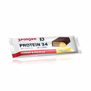 Спонсер Протеин 34 батончик со вкусом банана 40 г