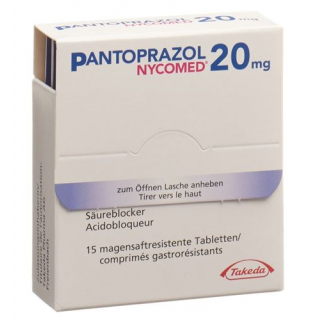 Пантопразол Никомед 20 мг 15 таблеток 