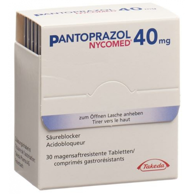 Пантопразол Никомед 40 мг 30 таблеток 