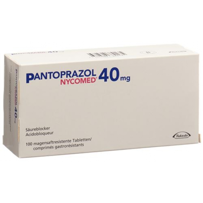 Пантопразол Никомед 40 мг 100 таблеток 