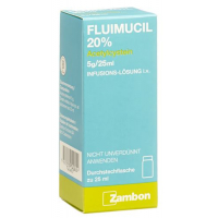 Флуимуцил 20% раствор для инфузий  (5 г / 25 мл) 25 мл