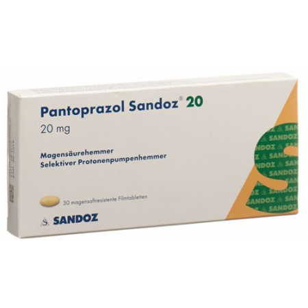 Пантопразол Сандоз 20 мг 30 таблеток