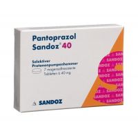 Пантопразол Сандоз 40 мг 7 таблеток 