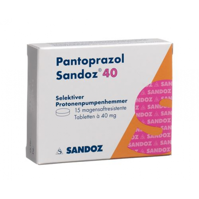 Пантопразол Сандоз 40 мг 15 таблеток