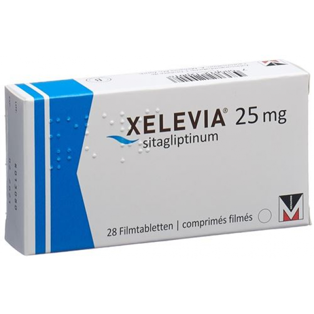 Кселевия 25 мг 28 таблеток покрытых оболочкой 