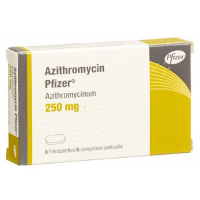 Азитромицин Пфайзер 250 мг 6 таблеток покрытых оболочкой