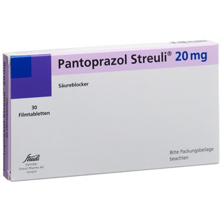 Пантопразол Штройли 20 мг 30 таблеток покрытых оболочкой