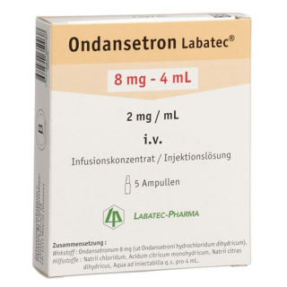 Ондансетрон Лабатек концентрат для инфузий 8 мг / 4 мл 5 ампул по 4 мл