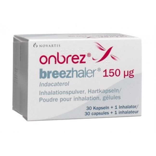 Онбрец Бризхалер 0.15 мг 30 капсул + 1 ингалятор