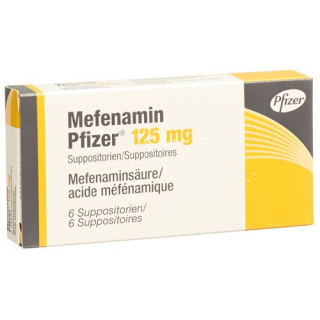 Мефенамин Пфайзер 125 мг 6 суппозиторий