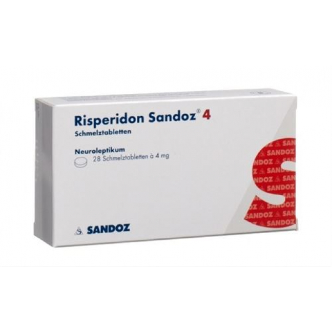 Рисперидон Сандоз 4 мг 28 ородиспергируемых таблеток