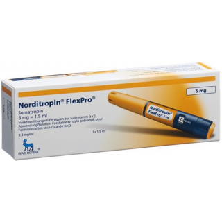Нордитропин ФлексПро раствор для инъекций 5 мг предварительно заполненная ручка 1,5 мл