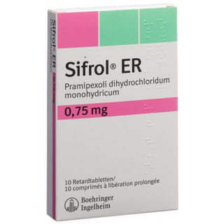 Сифрол ER 0,75 мг 10 ретард таблеток 