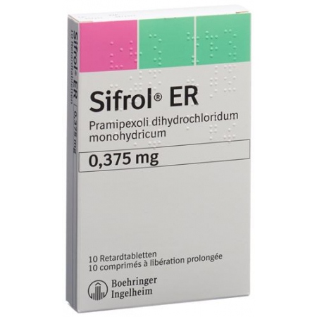 Сифрол ER 0,375 мг 10 ретард таблеток 