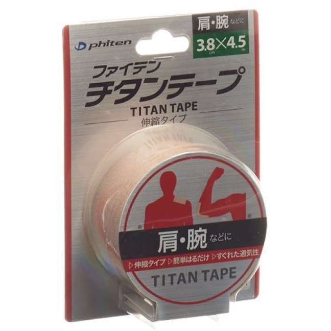 Phiten Aqua Titan Tape рулон 38 mm x 4.5 м elastisch
