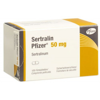 Сертралин Пфайзер 50 мг 100 таблеток покрытых оболочкой